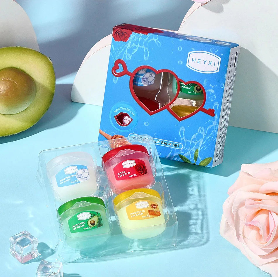 HMsmart® Fruit Lip Balm Set | Moisturizing Lip Mask for Dry, Cracked Lips - HMsmart