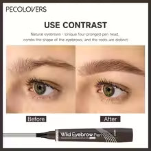 6 Colors Waterproof| Eyebrow Pen | Natural Tattoo Effect - HMsmart.shop