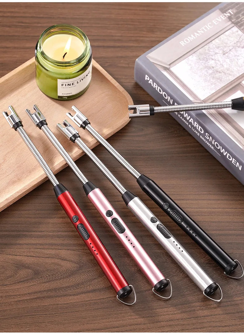 HMsmart® USB‑C Plasma Arc Lighter | Windproof Electric Rechargeable Lighter for BBQ, Candles & Stove - HMsmart