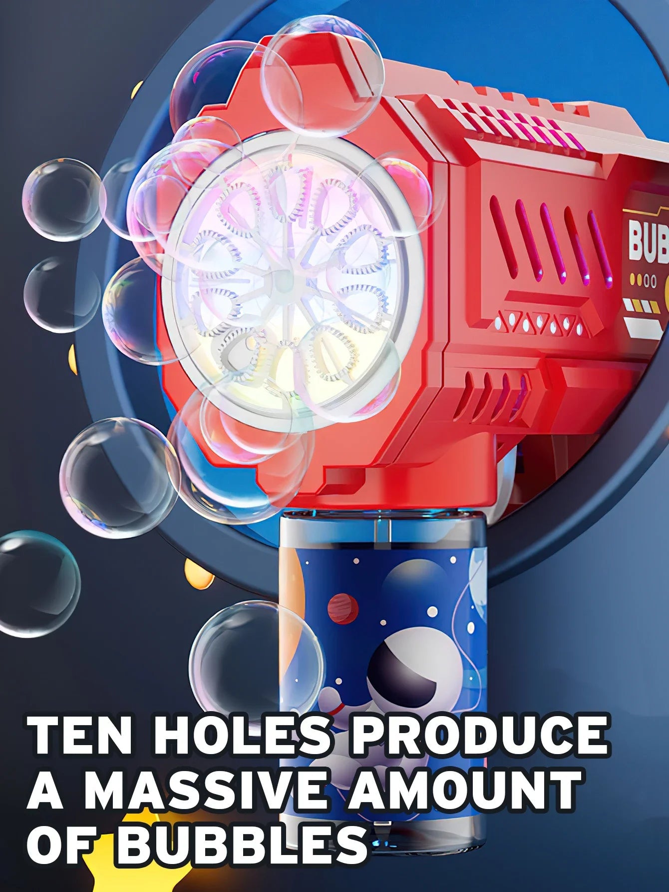 Fully Automatic Bubble Gun | Rocket Bubble Machine - HMsmart.shop