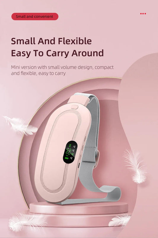 HMsmart® Period Cramp Relief Belt | Instant Heat | Vibration Therapy - HMsmart