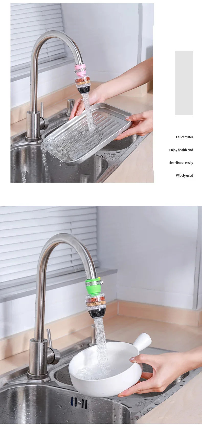 HMsmart® 6-Layer Faucet Filter |Cleaner Water Instantly - HMsmart