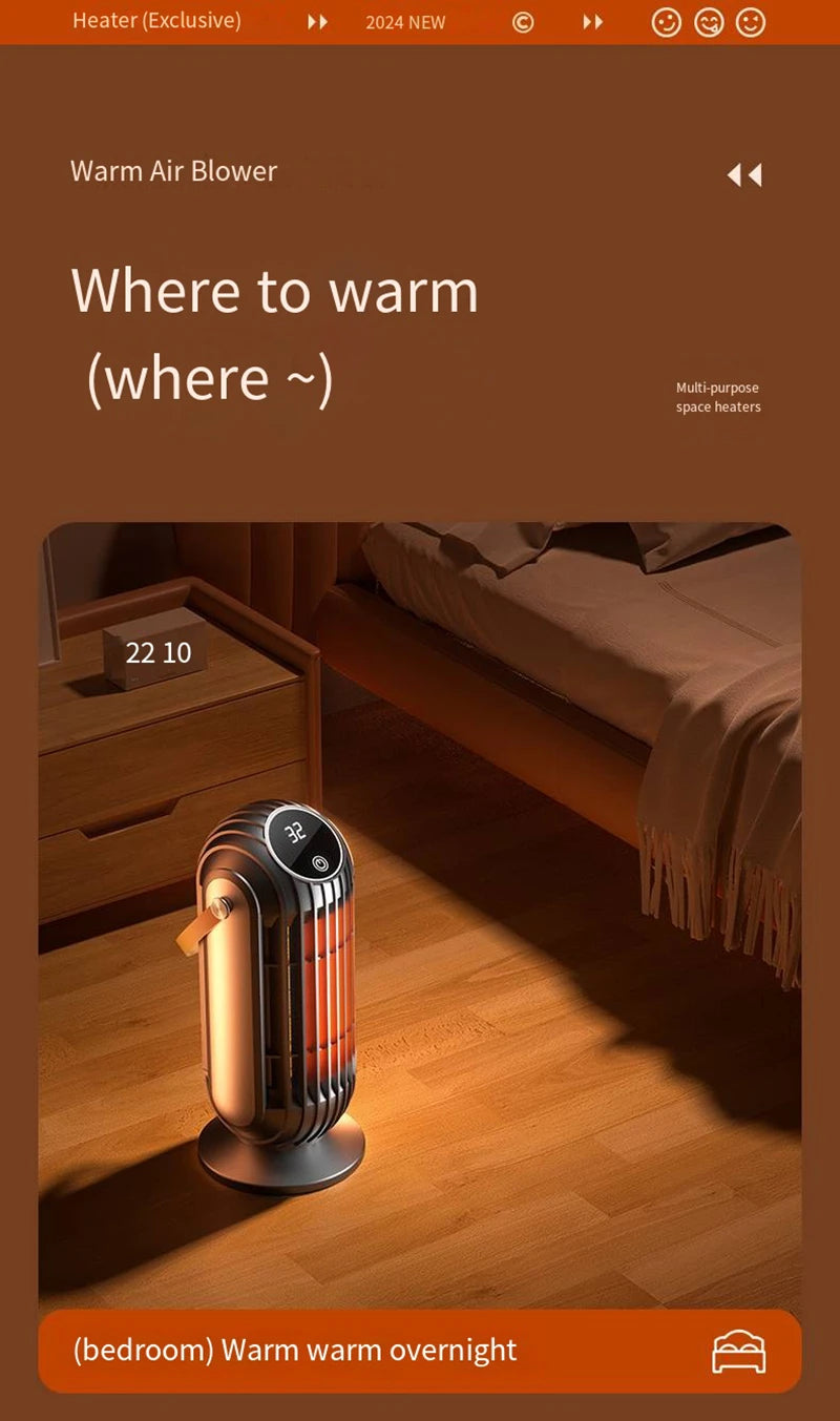 HMsmart® Handy Heater in Pakistan | Mini Electric Fan Heater - HMsmart