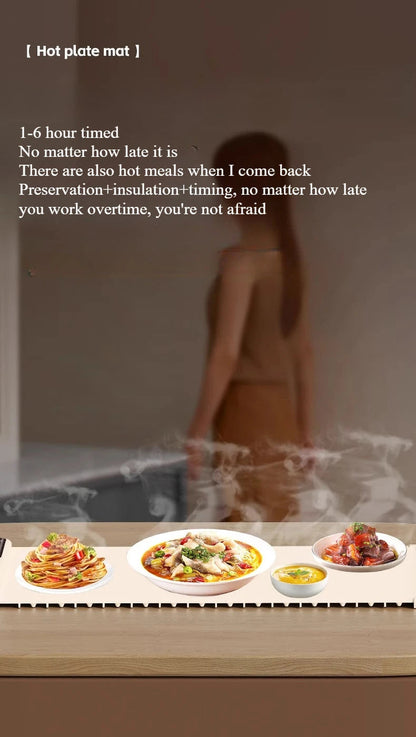 Smart Electric Food Warmer Mat – Perfect for Home, Office & Parties - HMsmart.shop