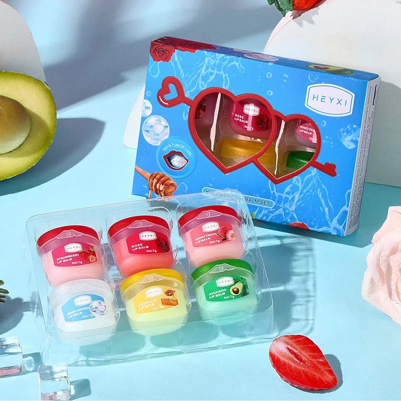 HMsmart® Fruit Lip Balm Set | Moisturizing Lip Mask for Dry, Cracked Lips - HMsmart