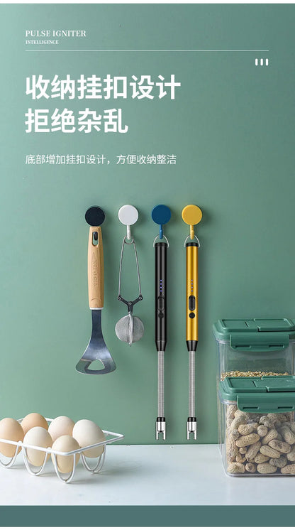 HMsmart® USB‑C Plasma Arc Lighter | Windproof Electric Rechargeable Lighter for BBQ, Candles & Stove - HMsmart