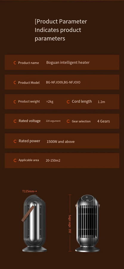 HMsmart® Handy Heater in Pakistan | Mini Electric Fan Heater - HMsmart