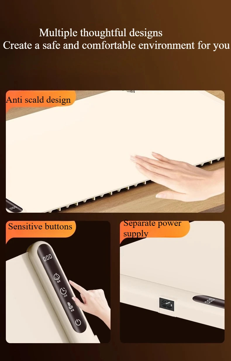 Smart Electric Food Warmer Mat – Perfect for Home, Office & Parties - HMsmart.shop