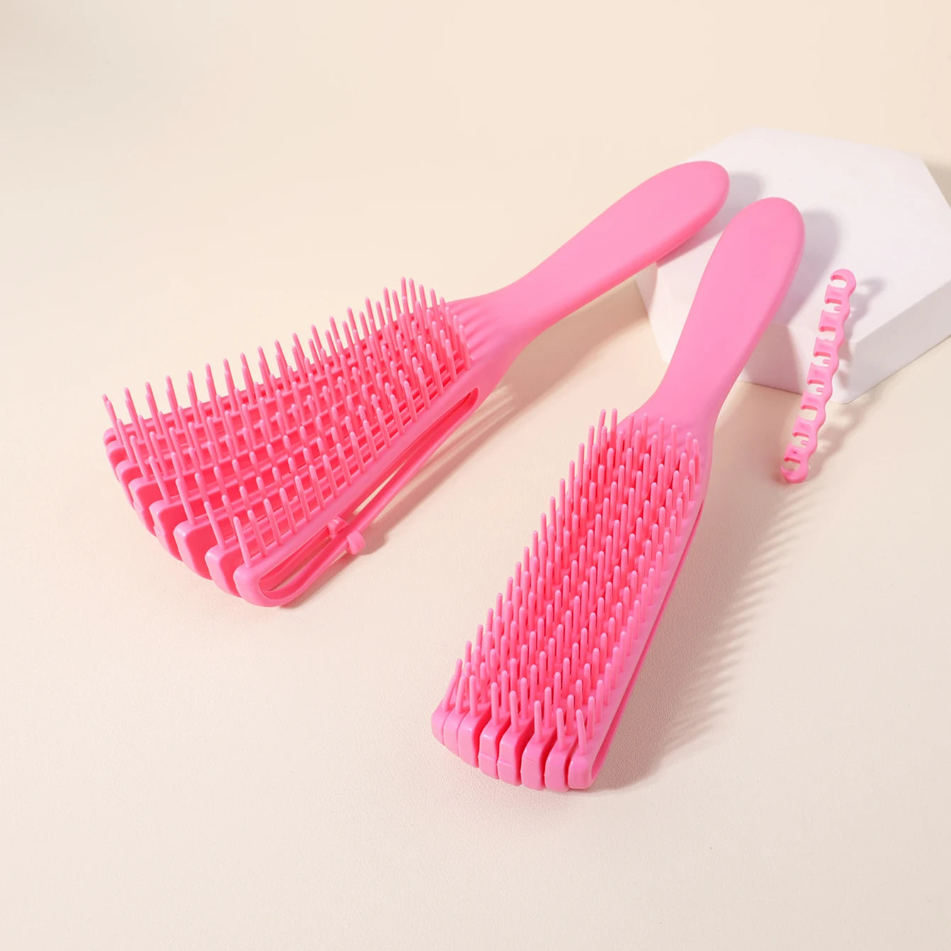 Stylish Curly Hair Brush | Detangling Massage Comb for Wet & Dry Hair - HMsmart.shop