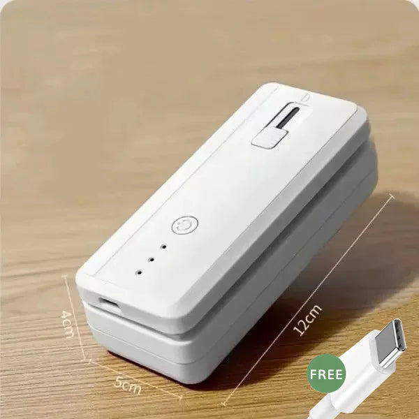 HMsmart® Mini Heat Bag Sealer | Portable Food Bag Sealing Machine & Bag Closure - HMsmart