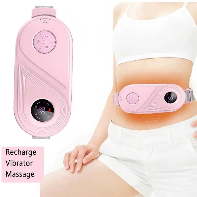HMsmart® Period Cramp Relief Belt | Instant Heat | Vibration Therapy