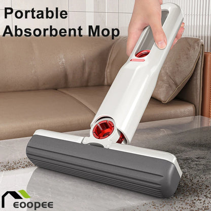 HMsmart® Mini Portable Mop| Mini Portable Self-Squeeze Mop