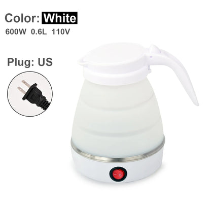 HMsmart® 1L Foldable Travel Electric Kettle | Portable 600W Smart Kettle for Tea & Coffee - HMsmart