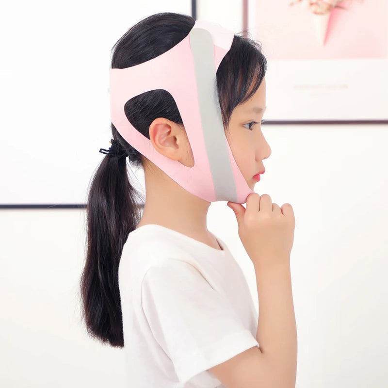 HMsmart® V-Line Face Slimming Mask | Double Chin Reducer |Jawline Lifting Strap for Women & Children - HMsmart