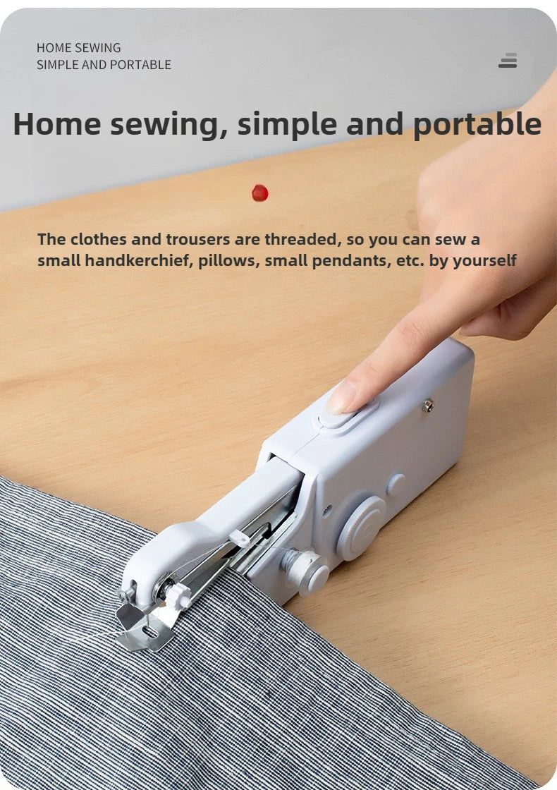 HMsmart® Handy Portable Electric Mini Sewing Machine | Quick Stitch Handheld Sewer - HMsmart