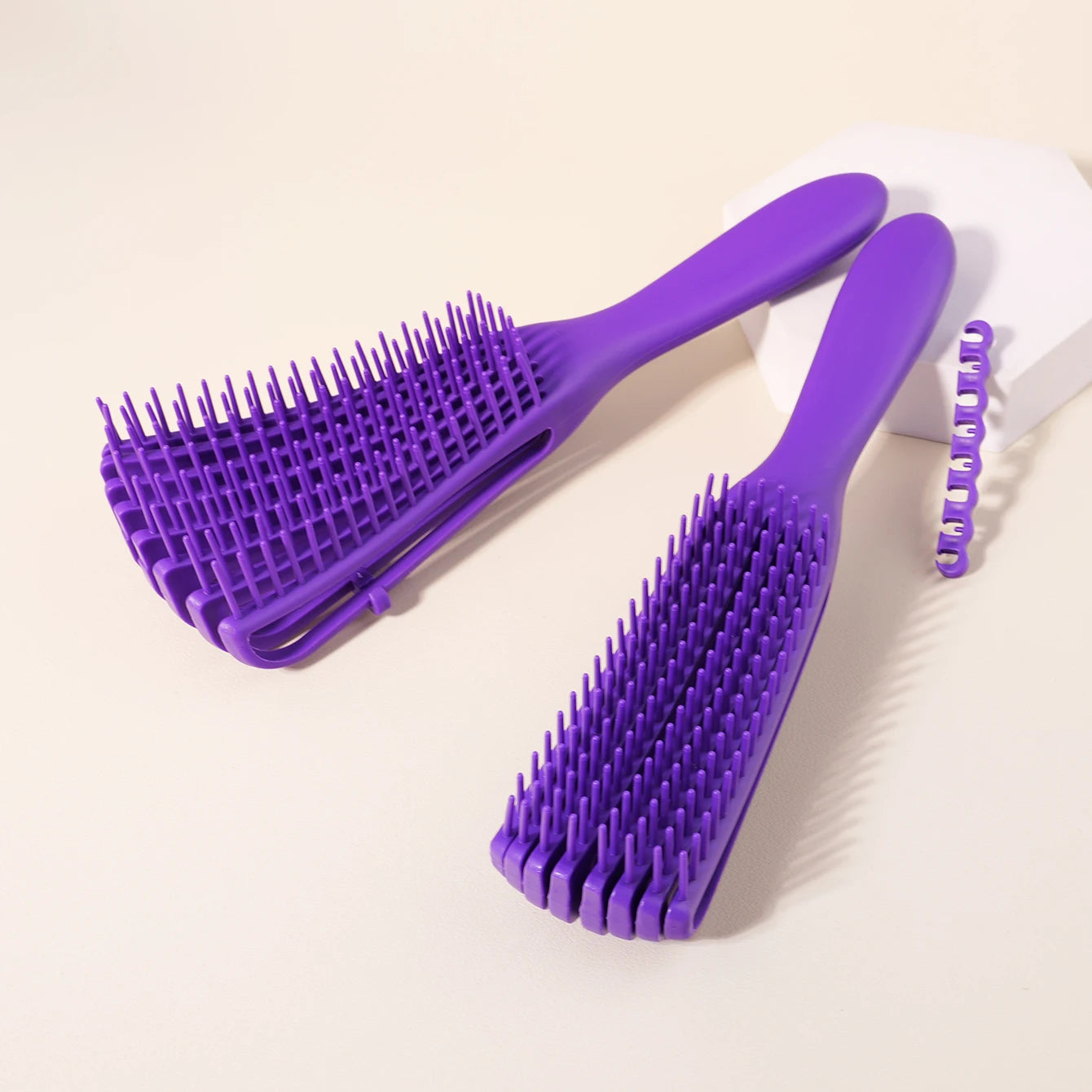 Stylish Curly Hair Brush | Detangling Massage Comb for Wet & Dry Hair - HMsmart.shop