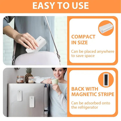 HMsmart® Mini Heat Bag Sealer | Portable Food Bag Sealing Machine & Bag Closure - HMsmart