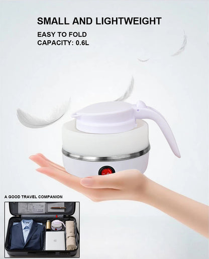 HMsmart® 1L Foldable Travel Electric Kettle | Portable 600W Smart Kettle for Tea & Coffee - HMsmart