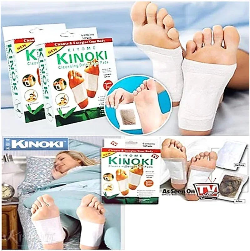 HMsmart®  Kinoki Detox Foot Patches| Kinoki Ginger & Wormwood Detox Foot Patches - HMsmart