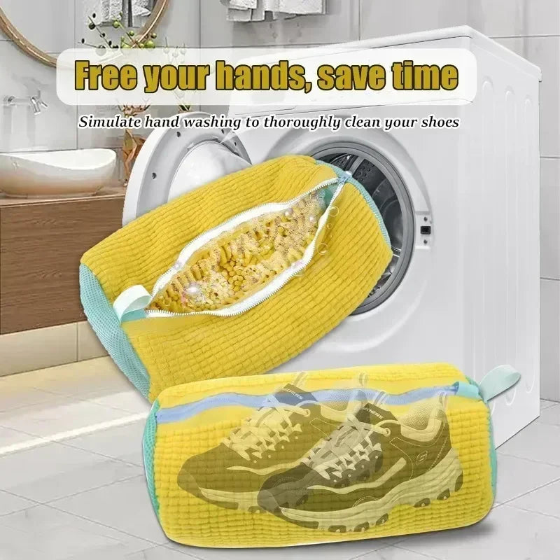 HMsmart® Best Shoe Wash Bag for Washer (Pair) | Mesh Sneaker Protector in Pakistan