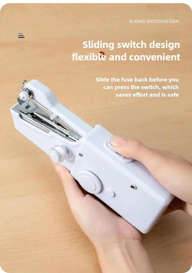 HMsmart® Handy Portable Electric Mini Sewing Machine | Quick Stitch Handheld Sewer - HMsmart