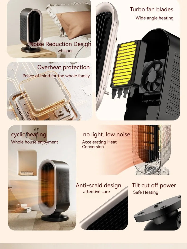 HMsmart® Handy Heater in Pakistan | Mini Electric Fan Heater - HMsmart