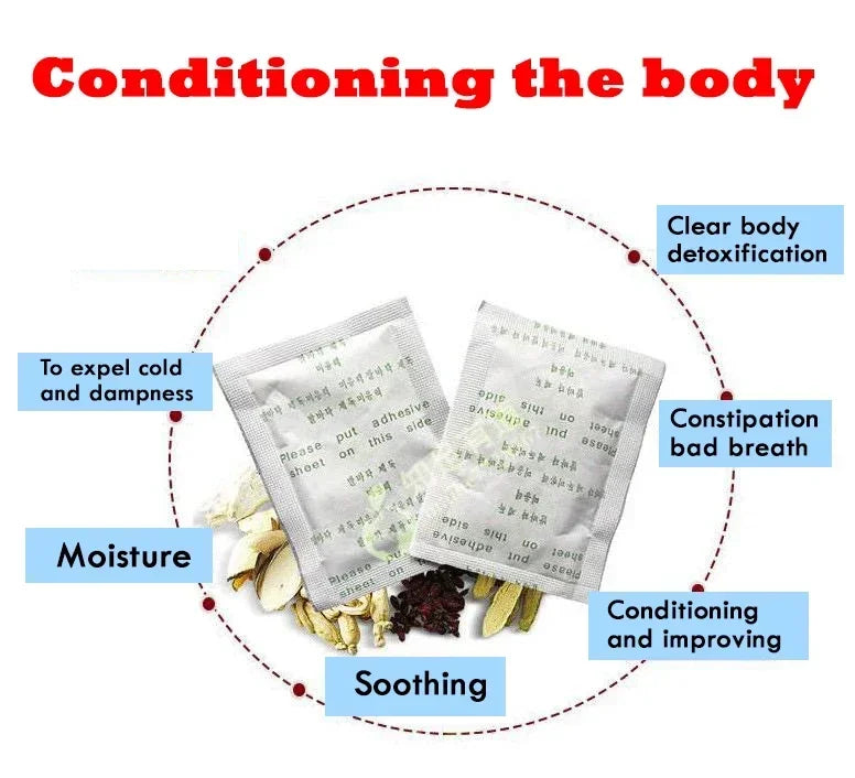 HMsmart®  Kinoki Detox Foot Patches| Kinoki Ginger & Wormwood Detox Foot Patches - HMsmart