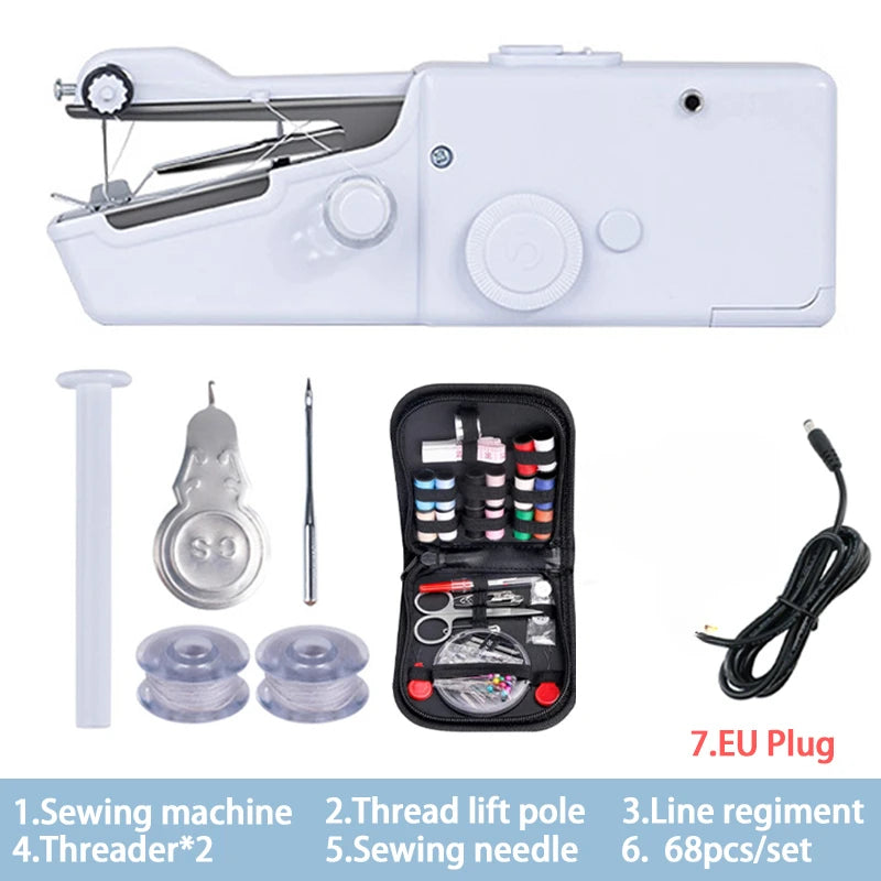 HMsmart® Handy Portable Electric Mini Sewing Machine | Quick Stitch Handheld Sewer - HMsmart