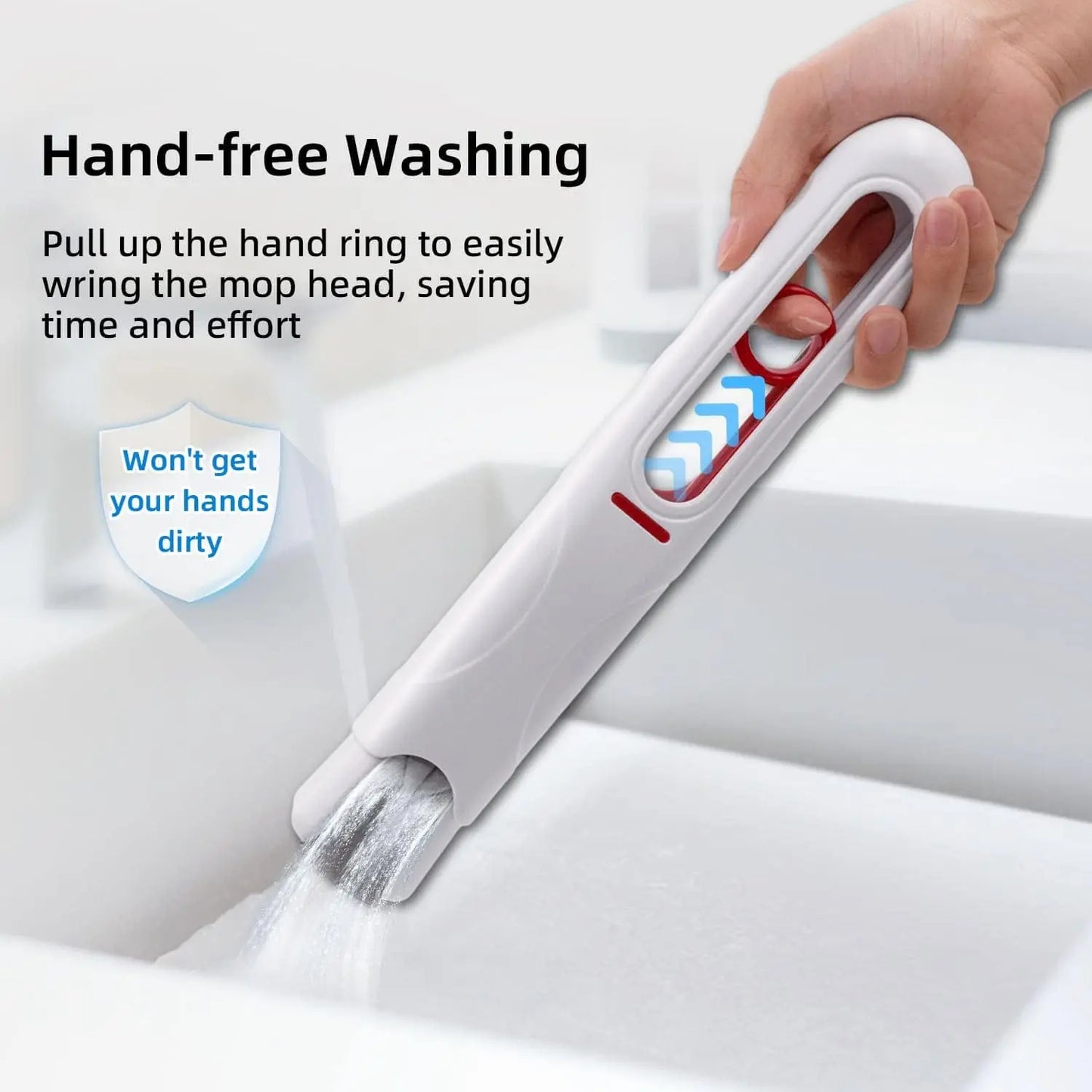 HMsmart® Mini Portable Mop| Mini Portable Self-Squeeze Mop