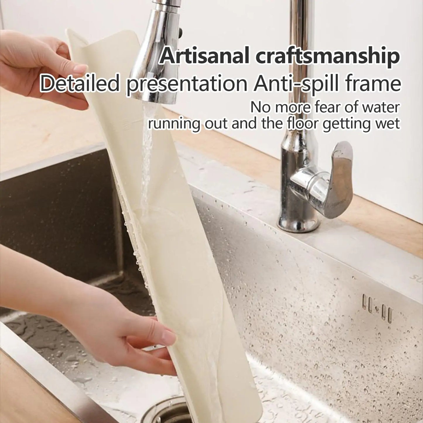 HMsmart® Silicone Sink Splash Guard |No More Water Mess - HMsmart