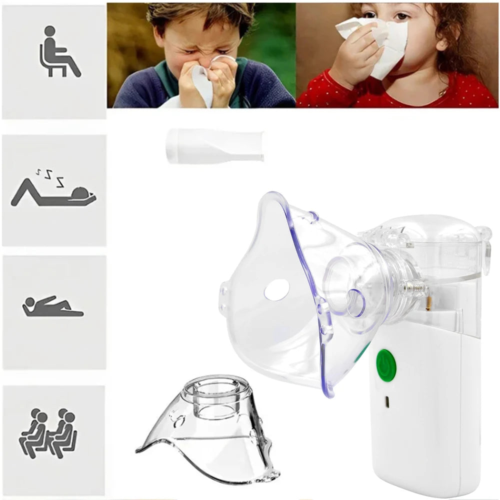 HMsmart® Portable Mesh Nebulizer in Pakistan | Mini Handheld Asthma Inhaler - HMsmart