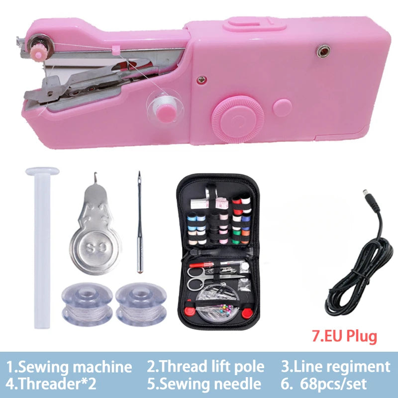 HMsmart® Handy Portable Electric Mini Sewing Machine | Quick Stitch Handheld Sewer - HMsmart