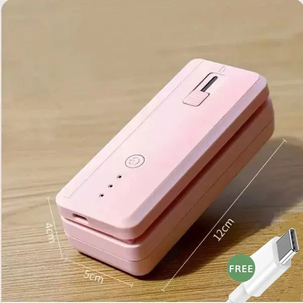 HMsmart® Mini Heat Bag Sealer | Portable Food Bag Sealing Machine & Bag Closure - HMsmart