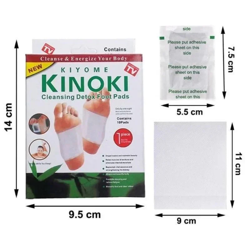 HMsmart®  Kinoki Detox Foot Patches| Kinoki Ginger & Wormwood Detox Foot Patches - HMsmart