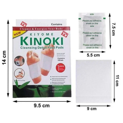 HMsmart®  Kinoki Detox Foot Patches| Kinoki Ginger & Wormwood Detox Foot Patches - HMsmart