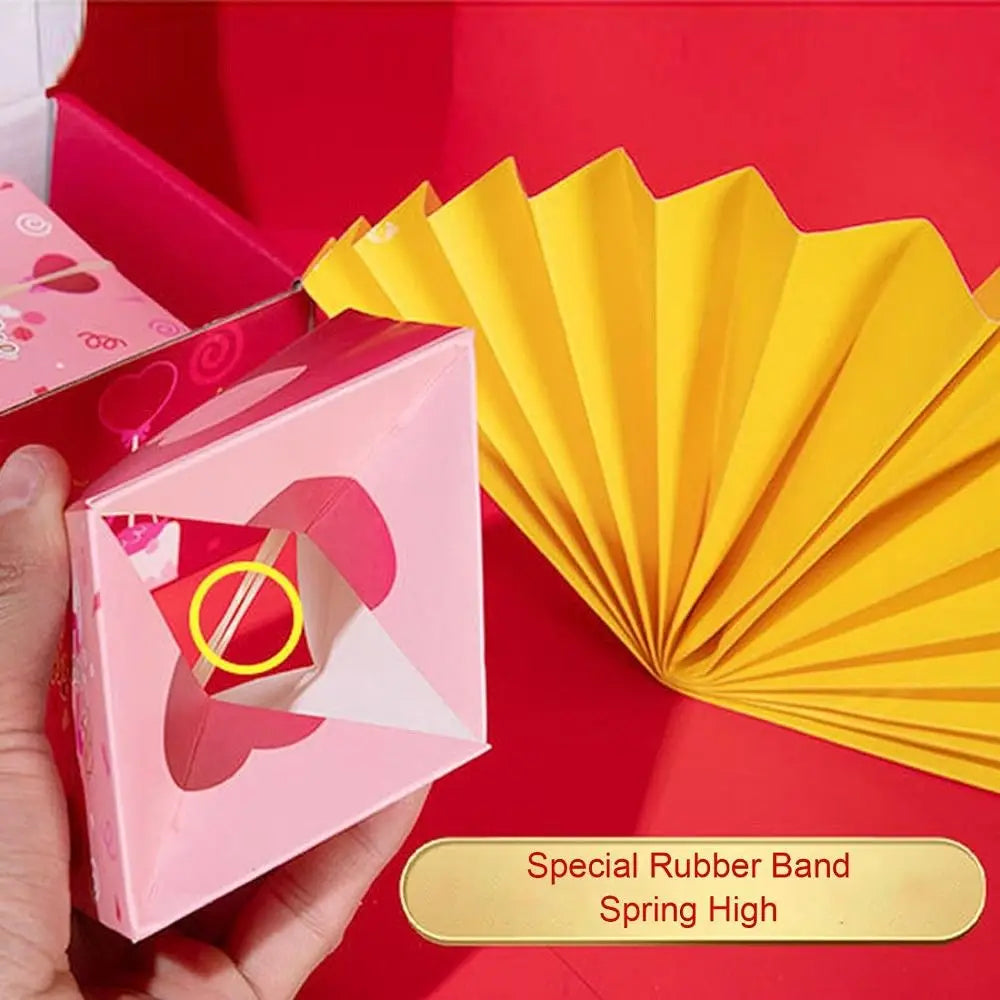 OneVender®Surprise Flying Gift Box with Explosion Cards | Unique Personalized Gift - OneVender