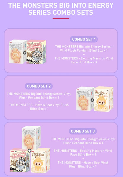 “POP MART Labubu The Monsters – Big into Energy Series | Mystery Box Anime Vinyl Plush Pendant Toy” - HMsmart.shop