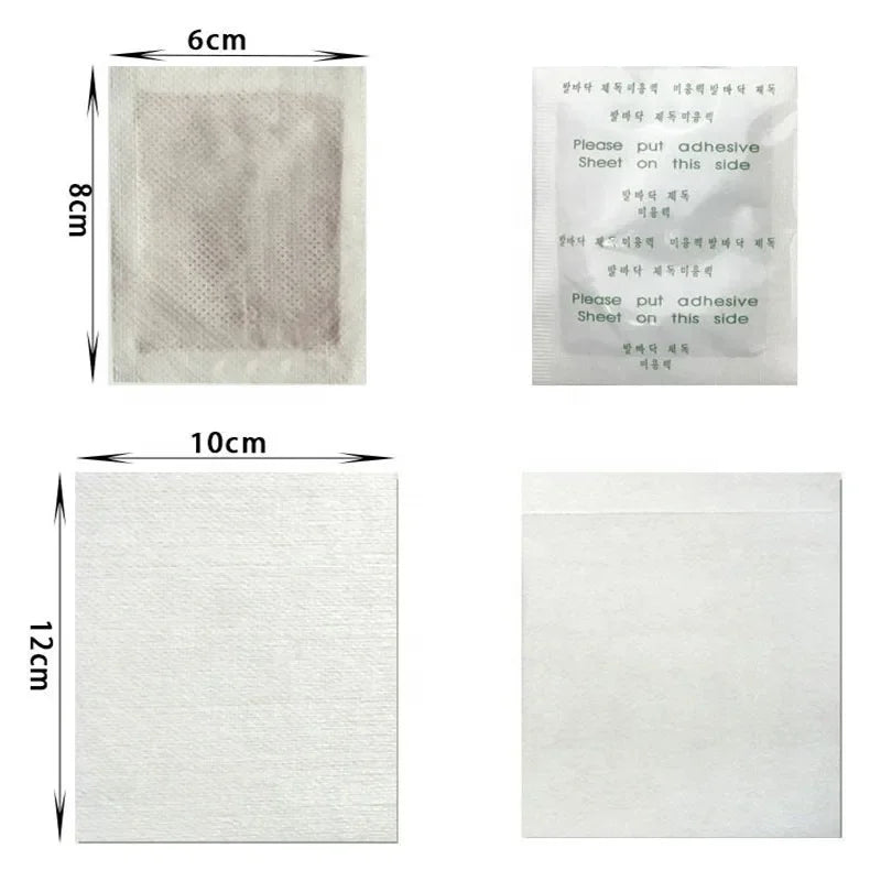 HMsmart®  Kinoki Detox Foot Patches| Kinoki Ginger & Wormwood Detox Foot Patches - HMsmart