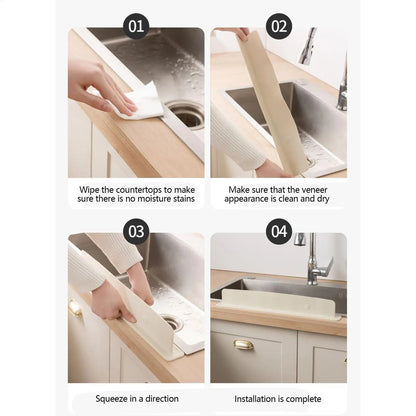 HMsmart® Silicone Sink Splash Guard |No More Water Mess - HMsmart