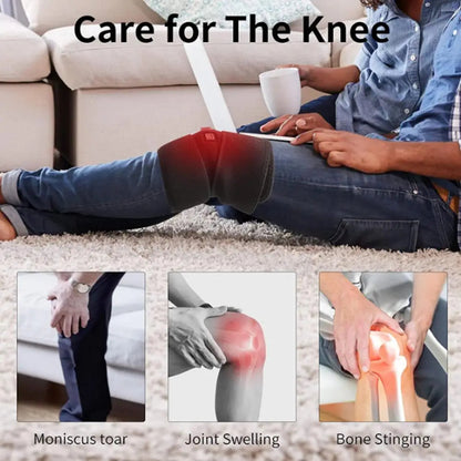 HMsmart® Smart Knee Massager with Infrared Heat | Electric Heated Knee Brace - HMsmart