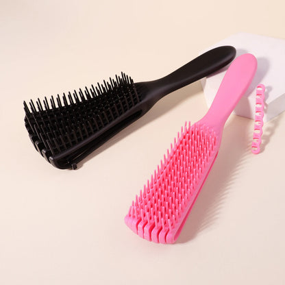 Stylish Curly Hair Brush | Detangling Massage Comb for Wet & Dry Hair - HMsmart.shop