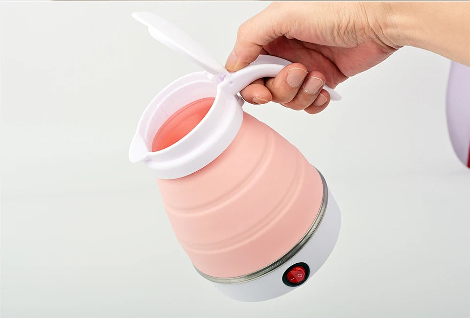 HMsmart® 1L Foldable Travel Electric Kettle | Portable 600W Smart Kettle for Tea & Coffee - HMsmart