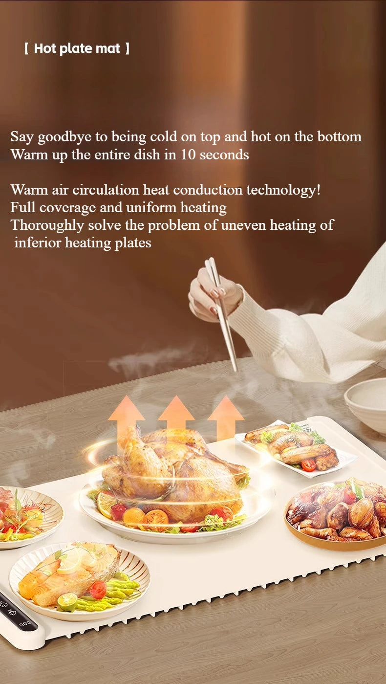 Smart Electric Food Warmer Mat – Perfect for Home, Office & Parties - HMsmart.shop