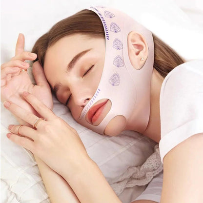 HMsmart® V-Line Face Slimming Mask | Double Chin Reducer |Jawline Lifting Strap for Women & Children - HMsmart