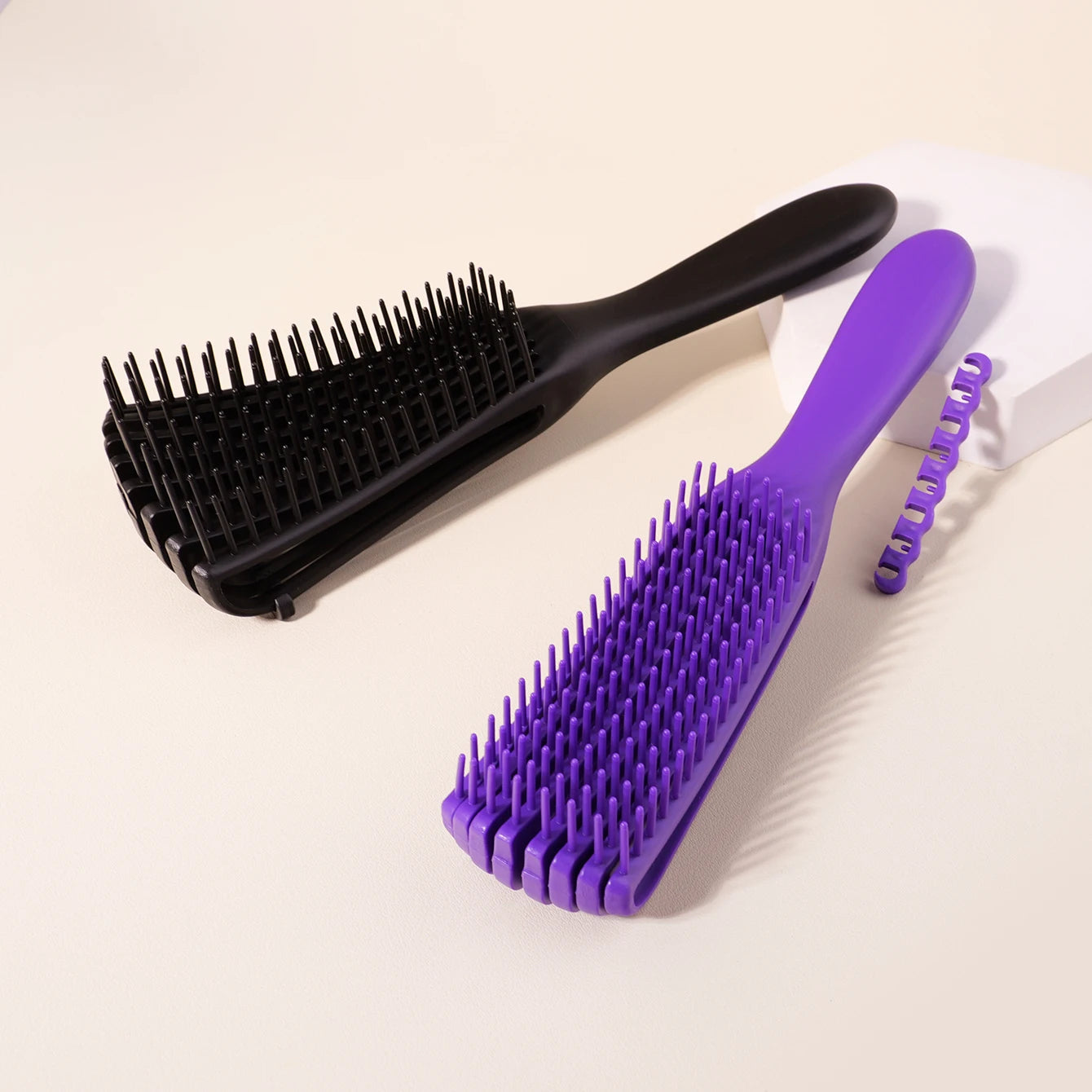 Stylish Curly Hair Brush | Detangling Massage Comb for Wet & Dry Hair - HMsmart.shop