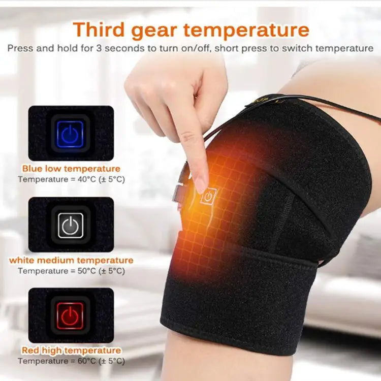 HMsmart® Smart Knee Massager with Infrared Heat | Electric Heated Knee Brace - HMsmart