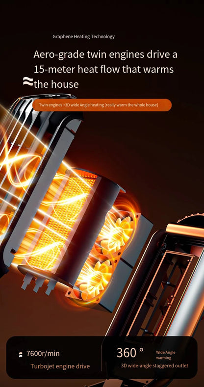 HMsmart® Handy Heater in Pakistan | Mini Electric Fan Heater - HMsmart