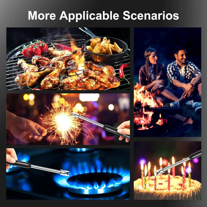 HMsmart® USB‑C Plasma Arc Lighter | Windproof Electric Rechargeable Lighter for BBQ, Candles & Stove - HMsmart