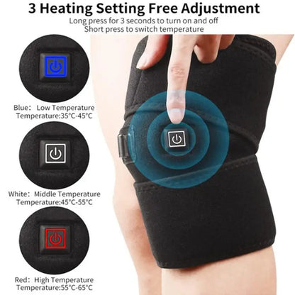 HMsmart® Smart Knee Massager with Infrared Heat | Electric Heated Knee Brace - HMsmart