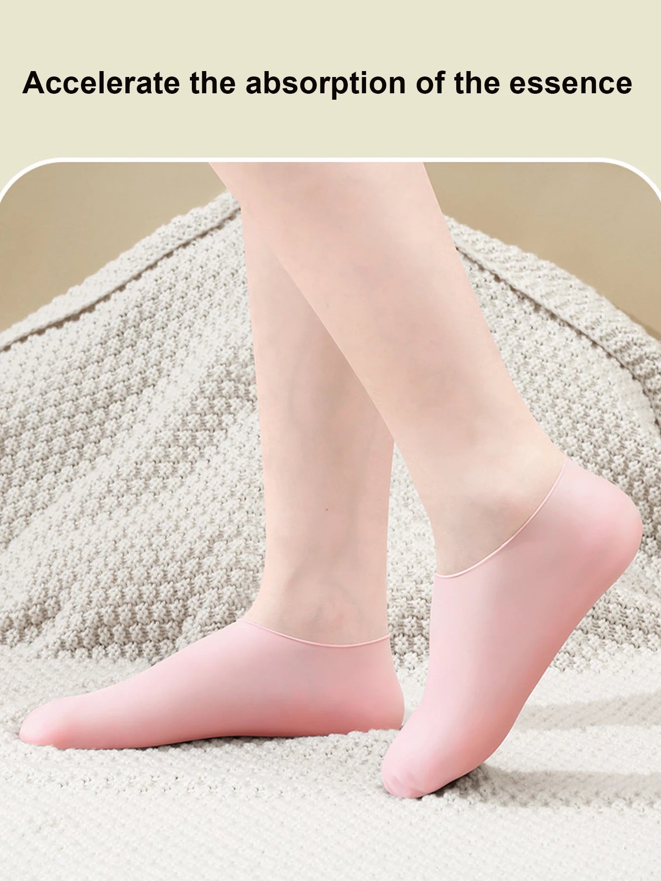 HMsmart® Silicone Moisturizing Gel Sock 1 Pair| Silicone Moisturizing Gel Gloves best Quality